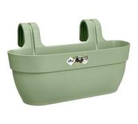 Elho Planteur pour balcon et extérieur Vibia Campana Easy Hanger L Ø46 x H26,5 cm Vert pistache