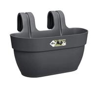 Balconnière En Plastique Elho Vibia Campana Easy Hanger Medium Anthracite - 36 X 24 X 26,5 Cm Multicolore