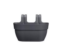 Balconnière en plastique Vibia Campana Easy Hanger Medium anthracite - 36 x 24 x 26,5 cm