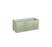 Balconnière rectangulaire Basalt Up 60 x 20 x 23 cm - 25 L - Vert amande -