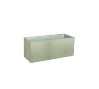 Balconnière Rectangulaire Basalt Up 60 X 20 X 23 Cm - 25 L - Vert Amande - Eda Multicolore