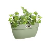 Balconnière - VIBIA CAMPANA EASY HANGER MEDIUM - Plastique - Vert Pistache - 24 1x36xH26 5cm - Avec réserve d'eau - ELHO