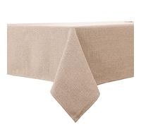 BALCONY & FALCON Nappe Carrée Rectangulaire en Tissu Aspect Lin Imperméable pour la Cuisine Le Café et Le Jardin