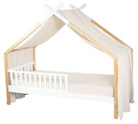 Baldaquin pour lit de bébé en gaze de coton Jeann - 420 x 130 cm - Beige | par SEVIRA KIDS