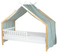 Baldaquin pour lit de bébé en gaze de coton Jeann - 420 x 130 cm - Vert de patine | par SEVIRA KIDS
