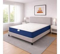 Baldiflex Matelas à mémoire de forme, 18 cm, pour lit double, 160 x 190 cm, RelaxOne 18, orthopédique et ergonomique, hypoallergénique et antibactérien, 100 % fabriqué en Italie