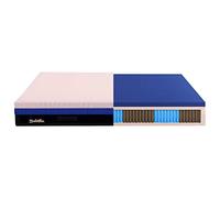 Baldiflex Matelas double à ressorts et mémoire hybride Super Bros, 3000 ressorts - Dimensions 140 x 190 cm H25 cm