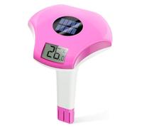 BALDR Thermometre Piscine flottant, à énergie solaire, étanche IPX8, convient pour piscine/jacuzzi/source d'eau chaude/aquarium (violet)
