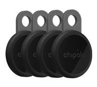 Balise connectée Chipolo LOOP Pack de 4 Noir IP67 Bluetooth USB-C Noir