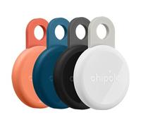 Chipolo Balise connectée LOOP – Pack de 4 – Multicolore – IP67 Bluetooth USB-C – Noir