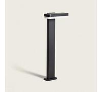 Ledkia Balise Extérieure LED 50cm 10W Aluminium Mikael Noire Noir