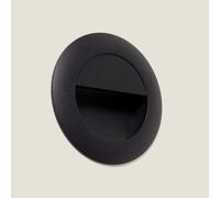 Balise Extérieure Led Murale 3w Encastrable Ronde Segre 4000k Noir Blanc Neutre