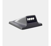 Balise IP66-IP67 Rexel, 4 LED, lumière LED blanc chaud - 3000K, interrupteur ON-OFF, couleur gris urbain, 412 lumens