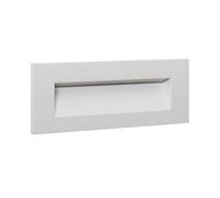Balise Led Extérieure 6w Encastrable Au Mur Rectangulaire Groult Blanche Blanc Neutre 4000k