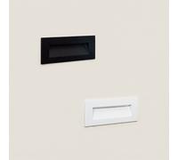 Balise Led Extérieure 6w Encastrable Au Mur Rectangulaire Groult Blanche Blanc Neutre 4000k