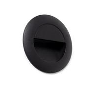 Balise Murale Extérieure LED 3W Encastrable Aluminium Ronde Segre 2700K Noi