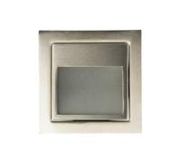 Balise Murale LED Encastrable 1.5W Larry Finition Acier Inoxydable 5000K Bl