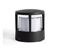 Ledkia Balise Muret Extérieure LED 5W Aluminium 11cm Obis Noir CCT 2700K - 3300K - 4000K