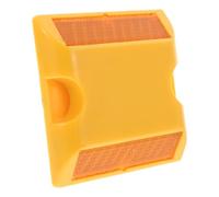 Balise Routière Réfléchissante Jaune en Plastique pour Parking et Rue | Réutilisable, Installation Facile, Forte Visibilité Nocturne, Marqueur de Sécurité pour Voies Urbaines
