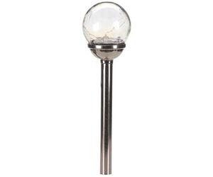 Balise Solaire Firefly Opale SMART GARDEN, Pack de 4, Inox, Verre 47x10cm