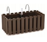 Prosperplast Jardinière de balcon Boardee 38x18x16 cm - Brun