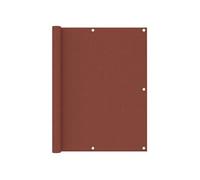 vidaXL Balkonscherm 120x400 cm oxford stof terracotta134981 G