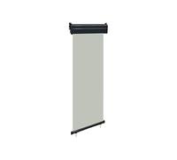 vidaXL Auvent latéral de balcon – Pare-soleil résistant aux UV et à l'eau – 65x250 cm Gris