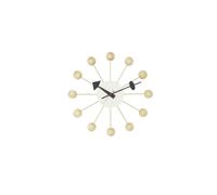 Ball Clock Horloge Murale Hêtre