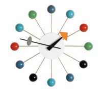 Ball Clock Horloge murale - multicolore Vitra PIÈCE UNIQUE - 4055737000874