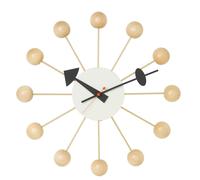 Ball Clock Horloge Murale natur Vitra - 4055737000867