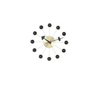 Ball Clock Wall Noir/ Laiton
