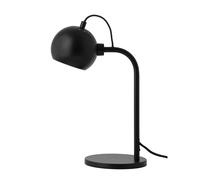 Ball Single Lampe à Poser Noire Mat