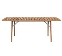 Ballare Table 4 places table d'extérieur Skagerak by Fritz Hansen - FRITZ HANSEN BALLARE TABLE 4
