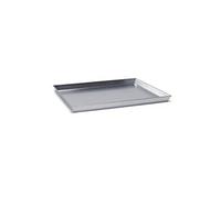 Ballarini 7044.35 plat à four rectangulaire - angles évasés avec bord en aluminium brut - 35 x 28 cm