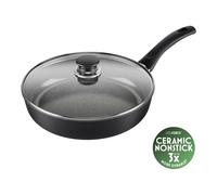 BALLARINI Bari Sauteuse avec couvercle, 28 cm, Aluminium, Revêtement antiadhésif en céramique