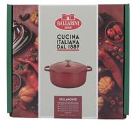 Ballarini - Bellamonte 4 L Marmite ronde en fonte rouge