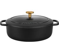 BALLARINI BELLAMONTE Cast iron pot oval 4.5 ltr black