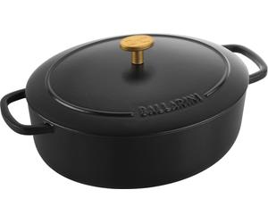 BALLARINI BELLAMONTE Cast iron pot oval 4.5 ltr black