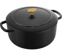 BALLARINI Bellamonte Cocotte ronde en fonte émaillée 26 cm 5,5 l Noir