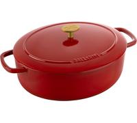 Ballarini Bellamonte Oval Cast Iron Casserole - 4.5 ltr Red