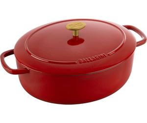 Ballarini Bellamonte Oval Cast Iron Casserole - 4.5 ltr Red
