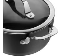 BALLARINI Casserole avec couvercle 24cm Keravis Ti-X-rev. Ind. 75002-486-0 1006987 ALBA
