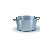Ballarini Casserole Professionnelle Moyenne avec 2 poignées, Aluminium, Gris, 24 cm