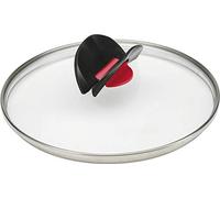 BALLARINI Couvercle en Verre, Rond, ∅ 24 cm, Aluminium, Transparent, série Click & Cook