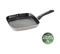 BALLARINI Ledro Gril, 28 cm, Aluminium, Revêtement antiadhésif en céramique