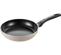 Ballarini Ledro Poêle, 24 cm, Aluminium, Compatible Induction, Revêtement Antiadhésif en Céramique, Thermopoint, Fabriquée en Italie, Sable