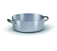 Ballarini Professionnelle Casserole Basse avec 2 poignées, Aluminium, Gris, 45. cm