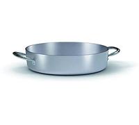 Ballarini Professionnelle Casserole Basse avec 2 poignées, Aluminium, Gris, 50 cm