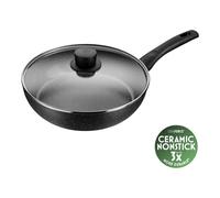 BALLARINI Vipiteno Sauteuse avec couvercle, 28 cm, Aluminium, Revêtement antiadhésif en céramique