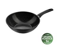 BALLARINI Vipiteno Wok, 28 cm, Aluminium, Revêtement antiadhésif en céramique